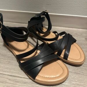 Black Strappy Sandals